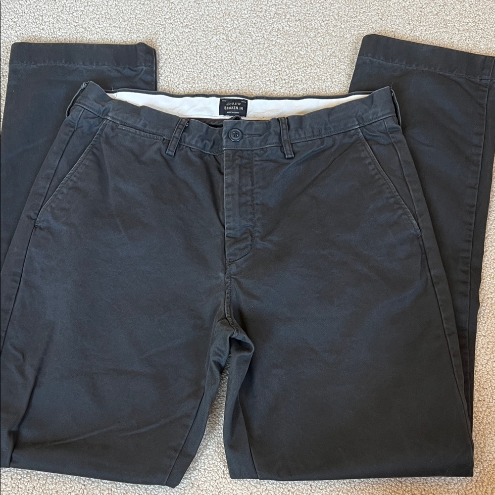 JCrew Dark Gray Chinos
